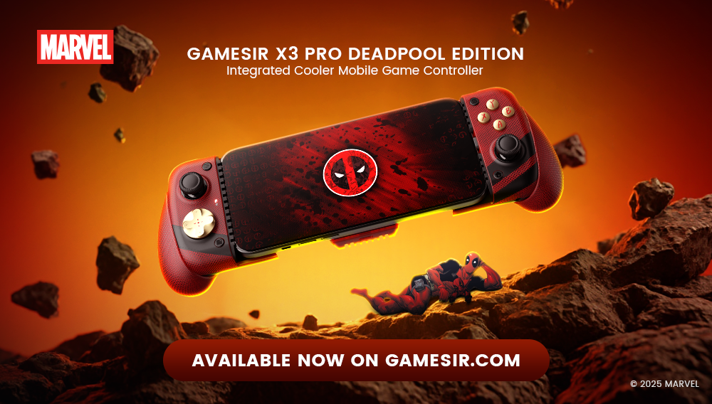 GameSir X3 Pro Deadpool Edition - Cool by Design, Powerful in Play GameSir X3 Pro Deadpool Edition - Cool by Design, Powerful in Play