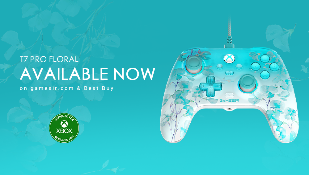 GameSir T7 Pro Floral - Where Style Meets Performance