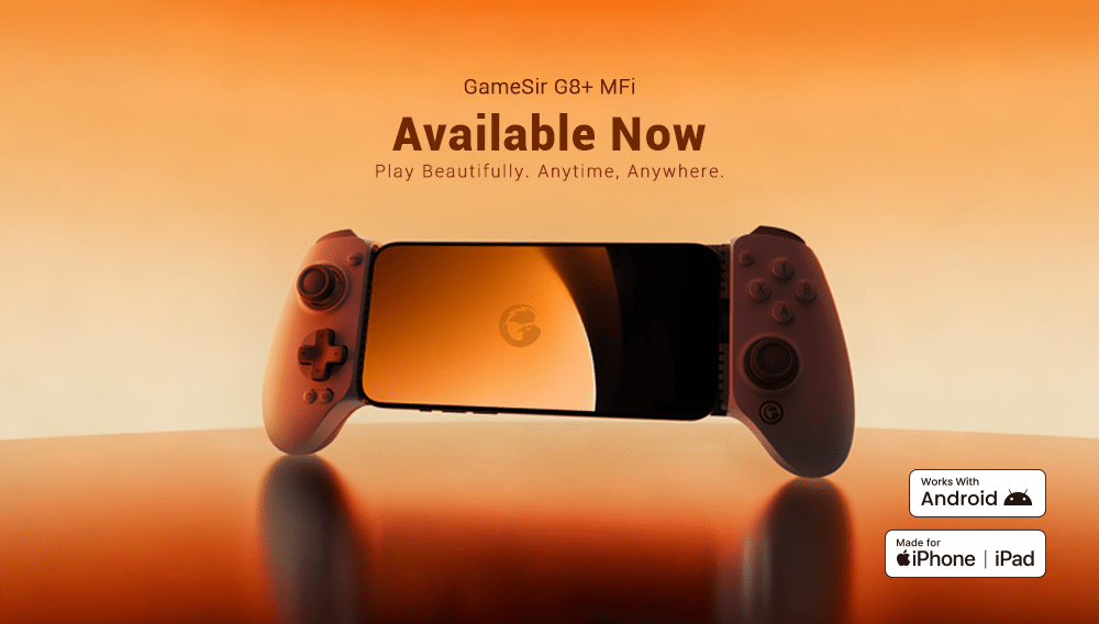 GameSir G8+ MFi Type-C Wired Controller for iPhone, iPad, and Android