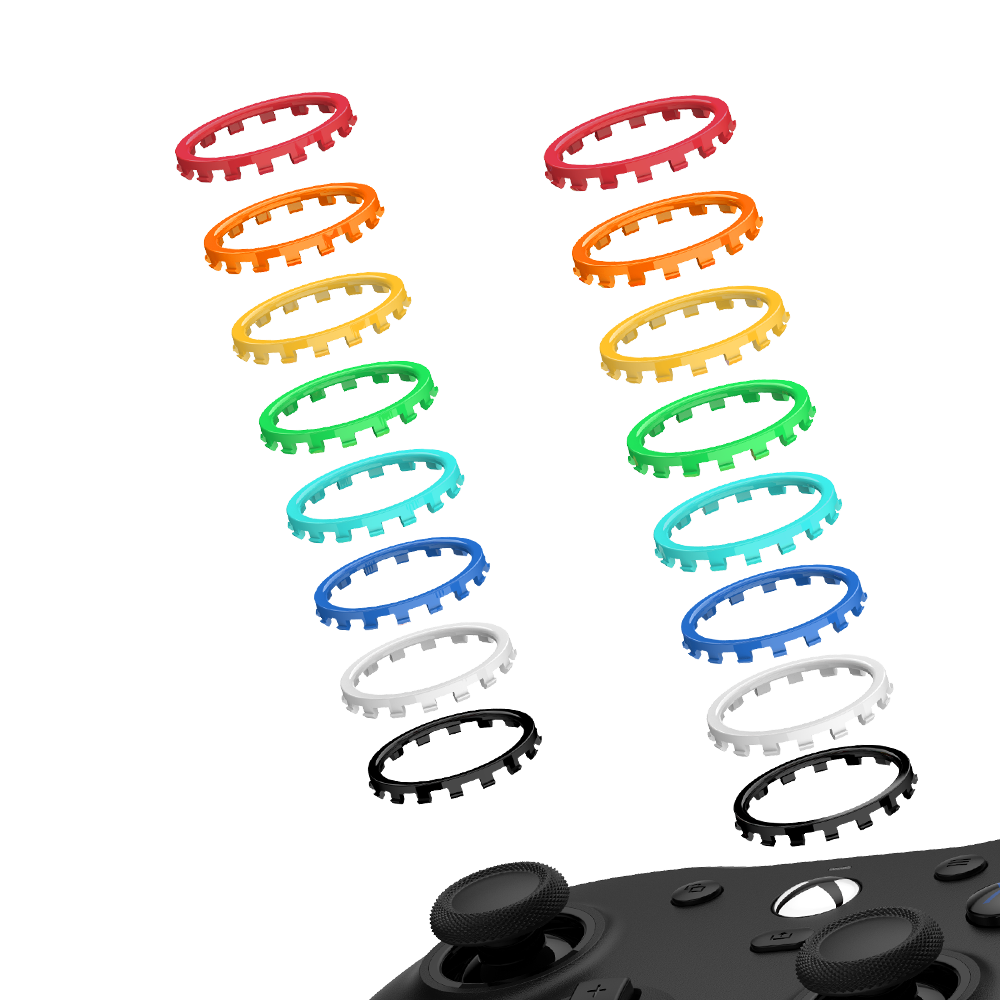 GameSir anti-friction rings for G8/G7 controllers in multiple colors.