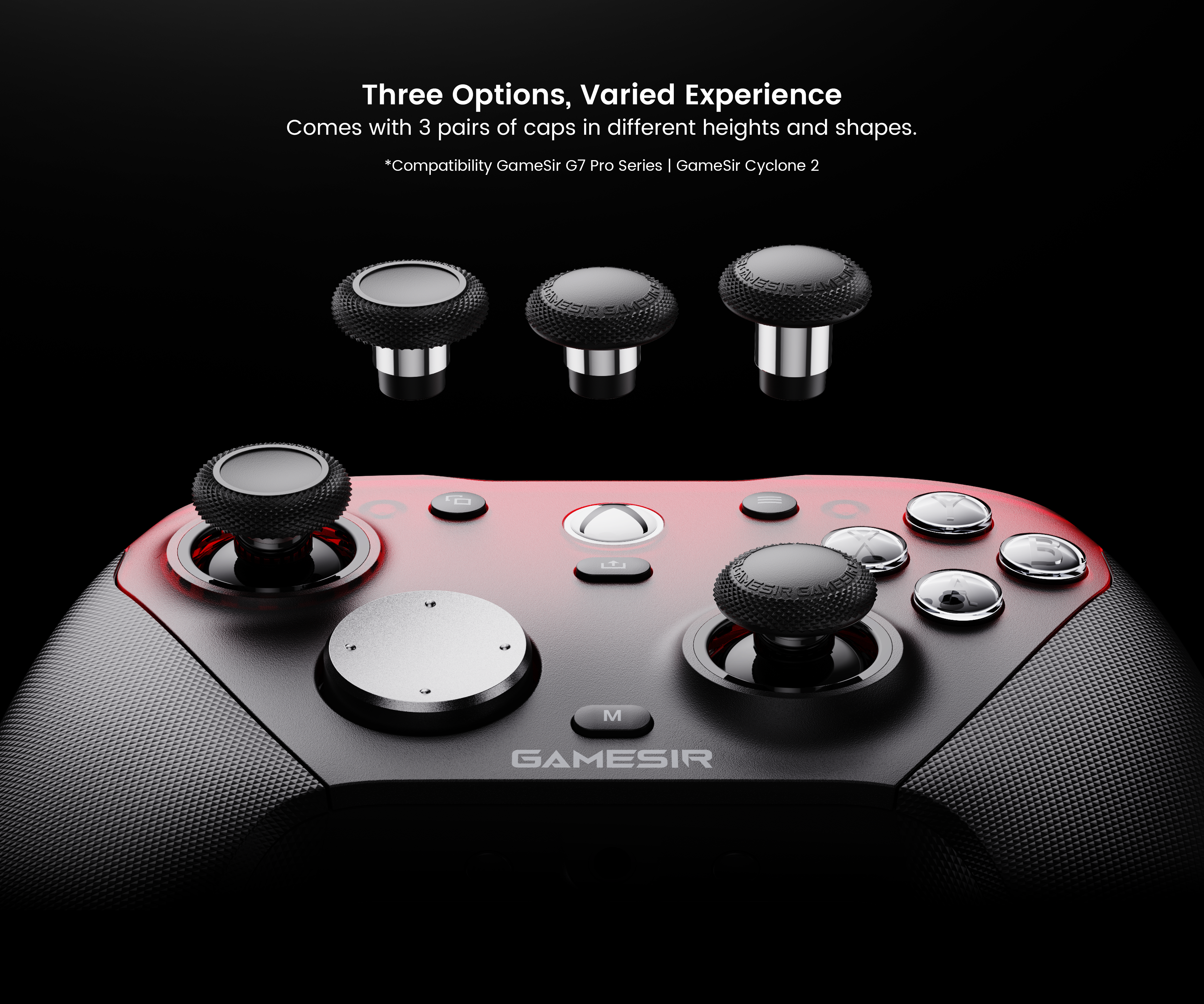 The GameSir Detachable Joystick Caps are designed to offer