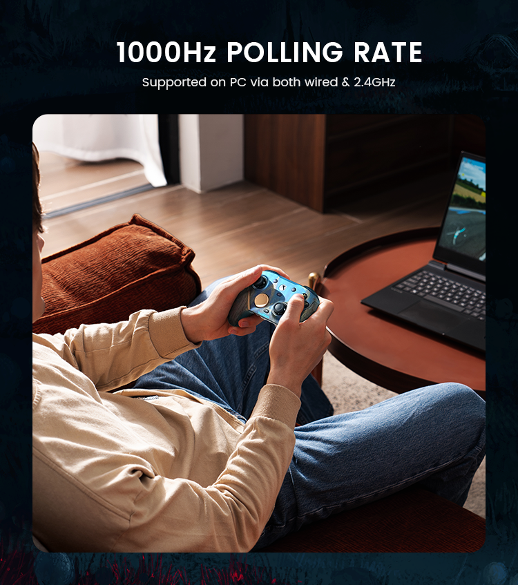 Customize settings via GameSir App on X5 Lite (*only available on Android devices)