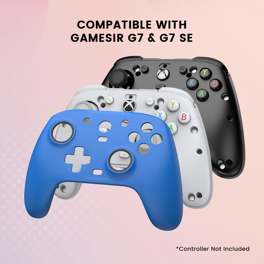 GameSir G7 black desert edition faceplate with anti-frictionglide rings