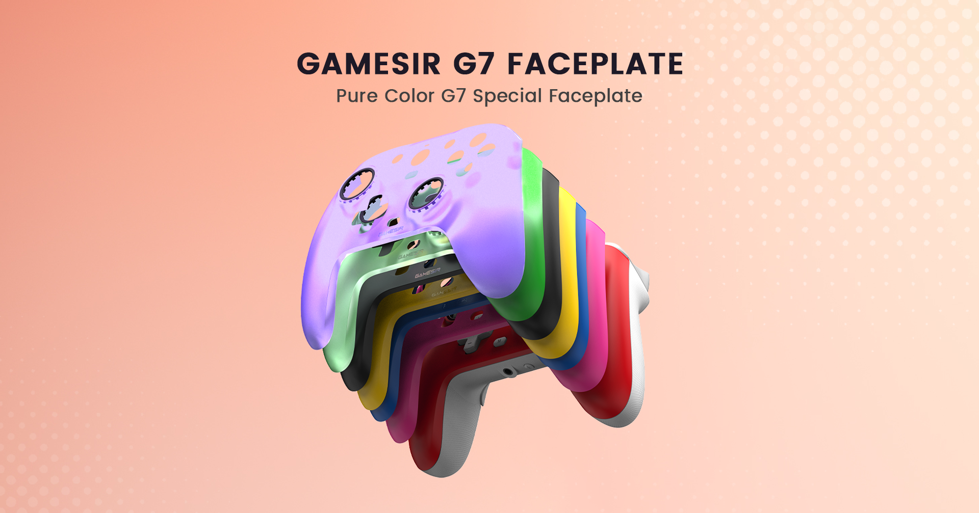 GameSir G7 black desert edition faceplate