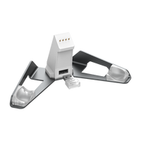 GameSir Cyclone 2 Charging Station with CNC anodized aluminum finish, dual-port design, and RGB indicator light.