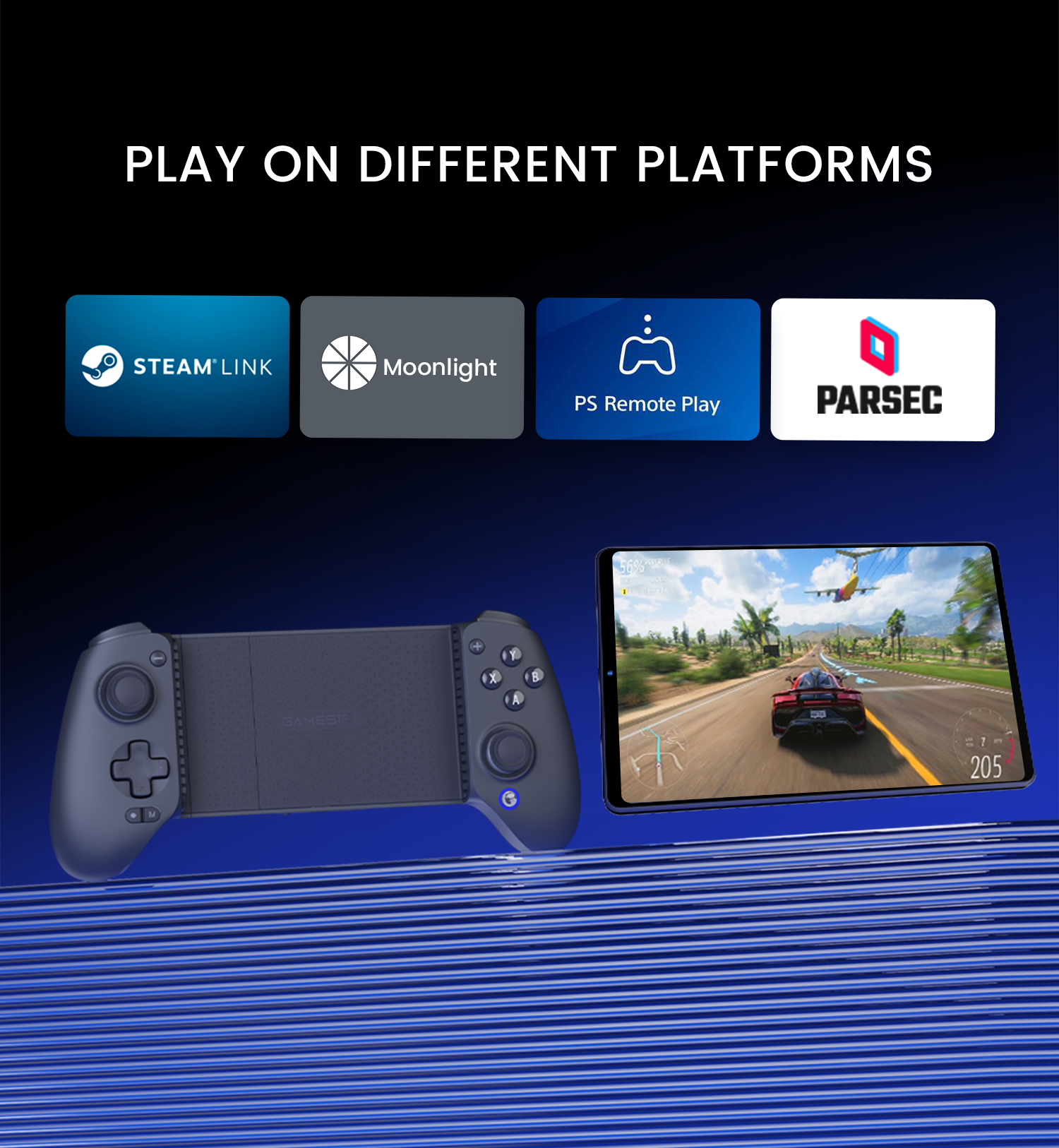 Supports playing on different platforms