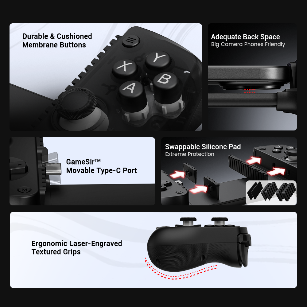 Ergonomic and Lightweight Design for Extreme Comfort & Cushioned and Durable Membrane Triggers and Buttons of X5 Lite