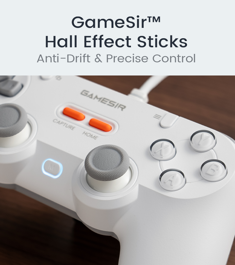 GameSir™ Hall Effect Sticks & Membrane Hair Triggers of X5 Lite