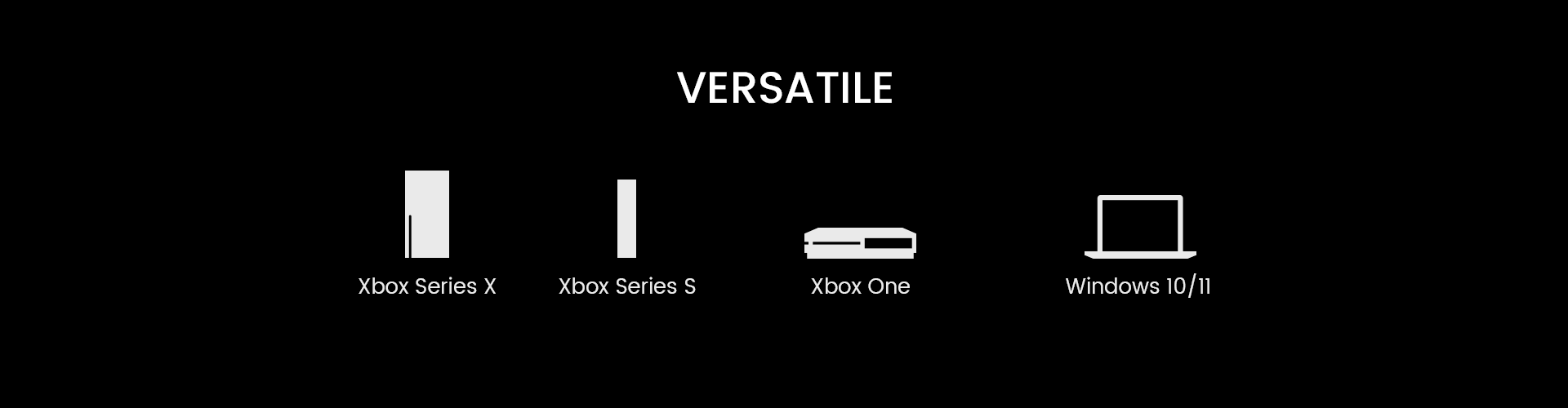 Versatile gaming gear compatible with Xbox Series X|S, Xbox One, and PC