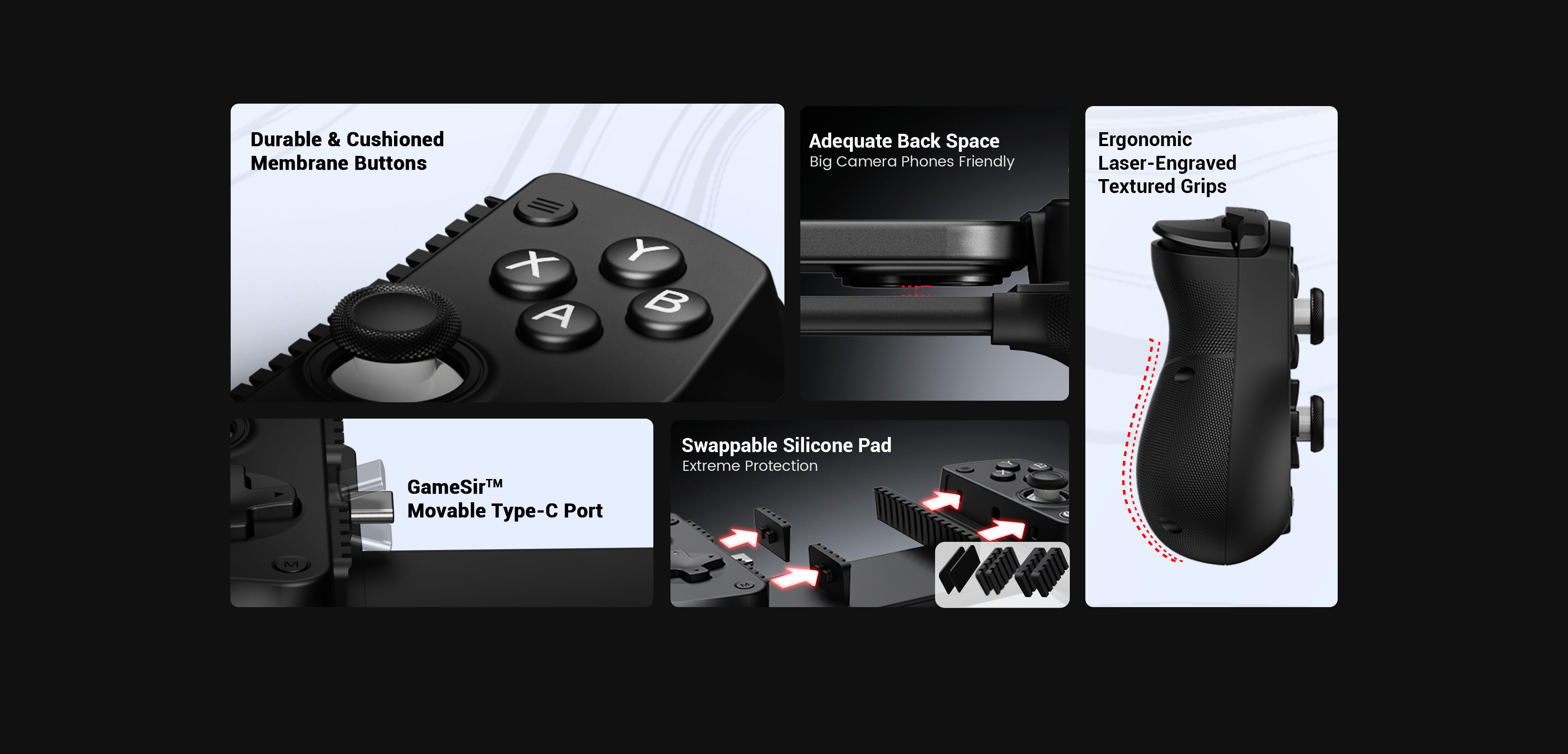 Ergonomic and Lightweight Design for Extreme Comfort & Cushioned and Durable Membrane Triggers and Buttons of X5 Lite