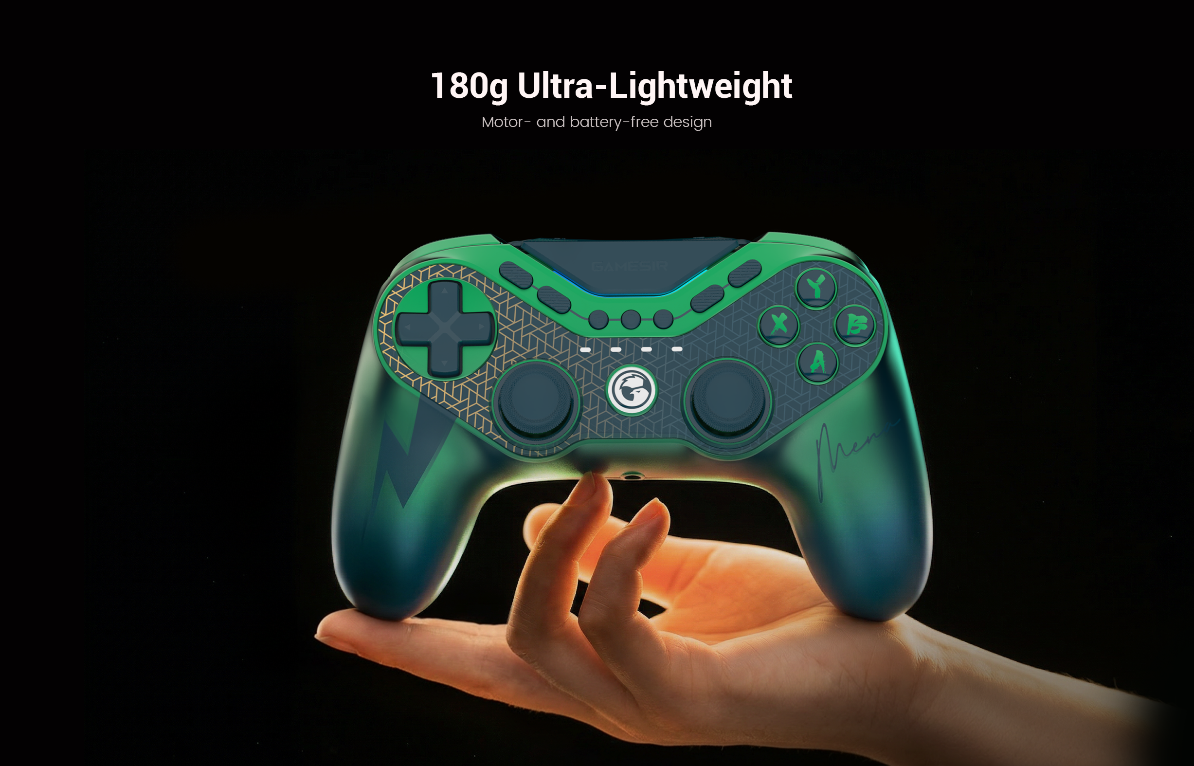 180g Ultra-Lightweight design of the GameSir Tarantula 8K PC (MenaRD Collab Edition).By integrating this with the previous materials, we can see the full