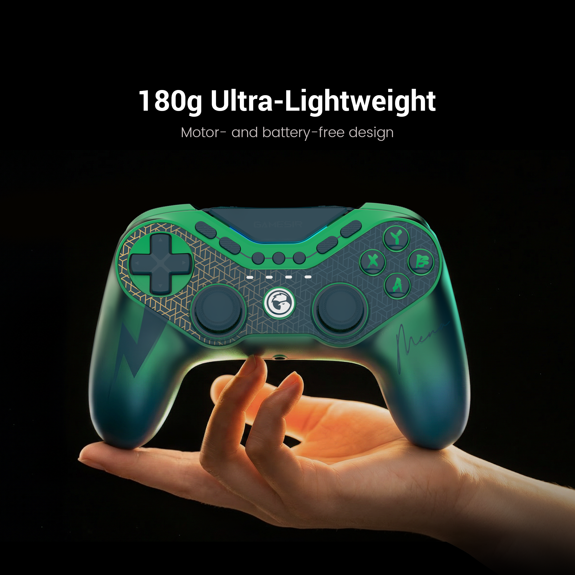 180g Ultra-Lightweight design of the GameSir Tarantula 8K PC (MenaRD Collab Edition).By integrating this with the previous materials, we can see the full