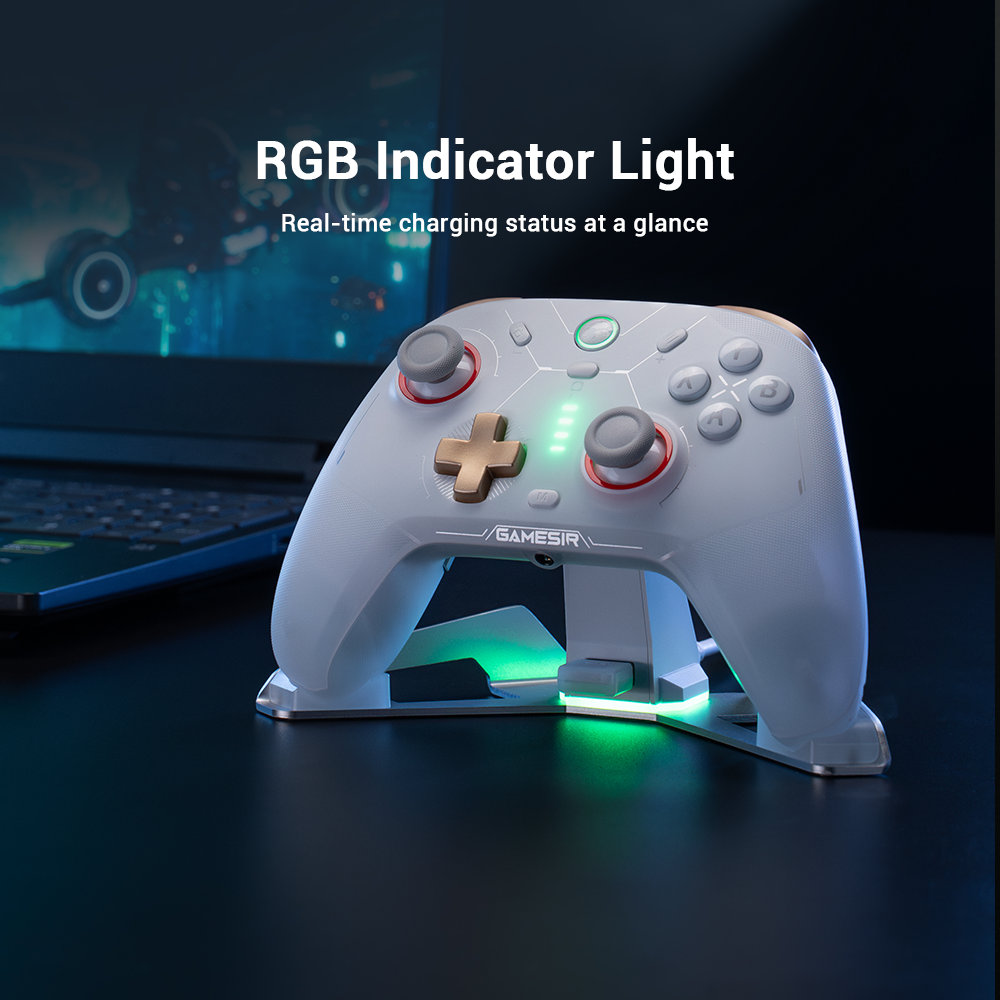 Gamesir cyclone 2 charging station with RGB Indicator Light