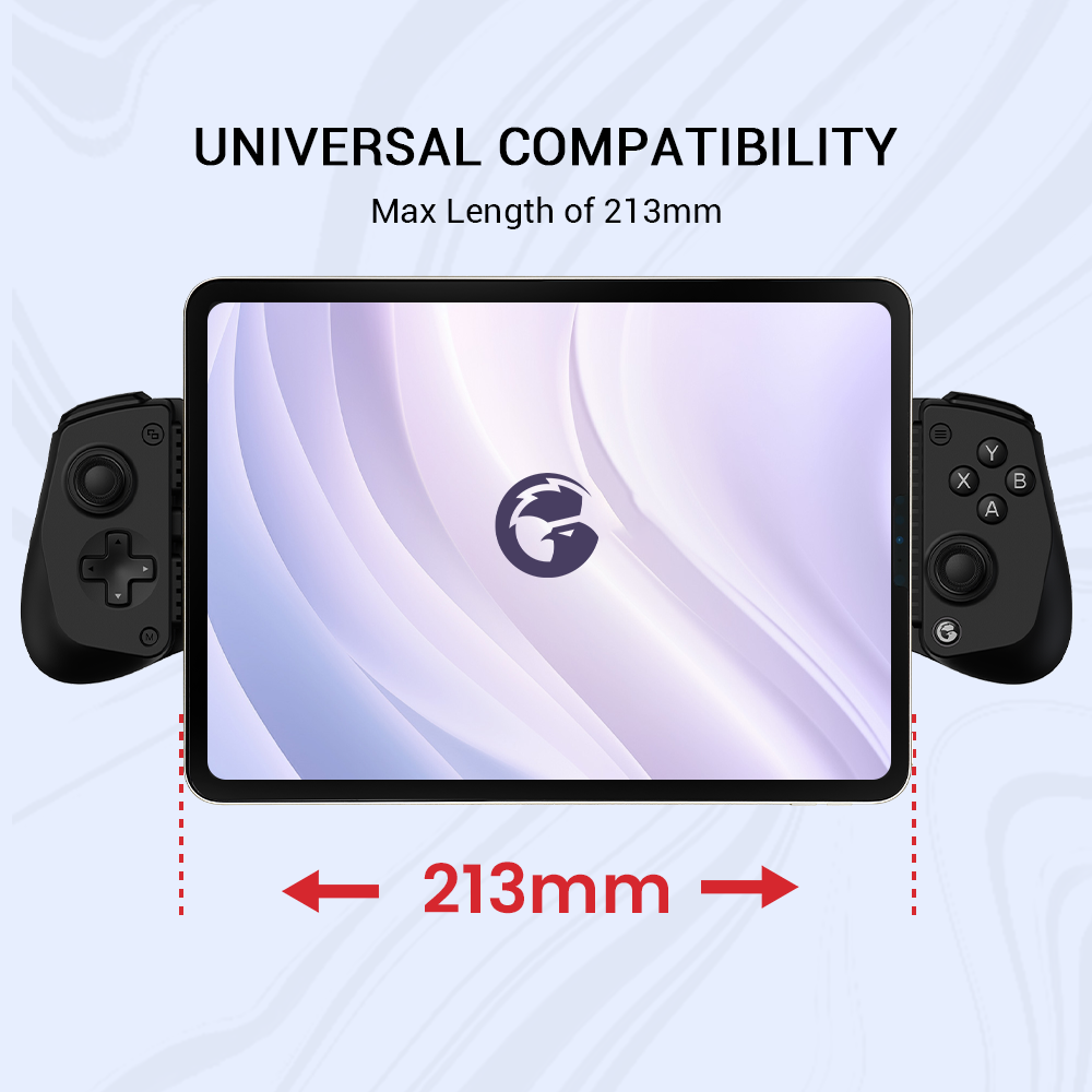 universal compatibility (max length of 213mm) of X5 Lite