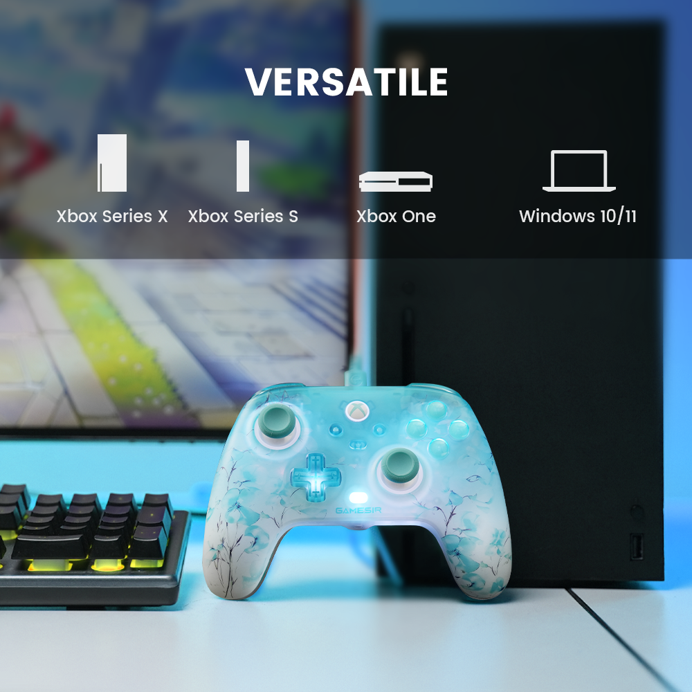 GameSir T7 Pro Floral works on Xbox Series X|S, Xbox One, Windows 10/11 and Steam
