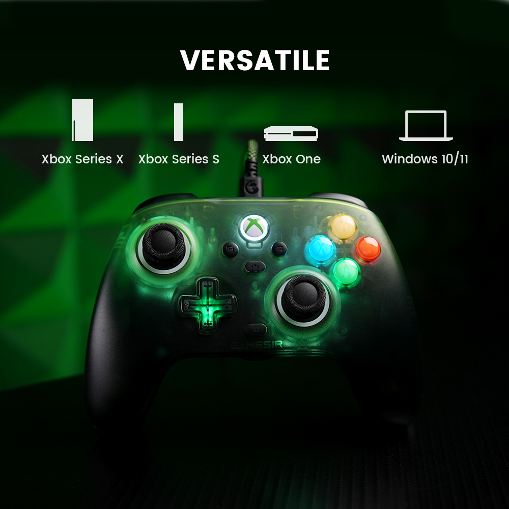 Multi-Platform ConnectivityConsole Ready: Reliable wired connection for Xbox Series X|S and Xbox One.Pro PC Gaming: Tri-mode connectivity options tailored for peak PC performance.Mobile Freedom: Seamless Bluetooth support for Android gaming on the go.One for All: Effortlessly switch between your console, PC, and mobile devices.
