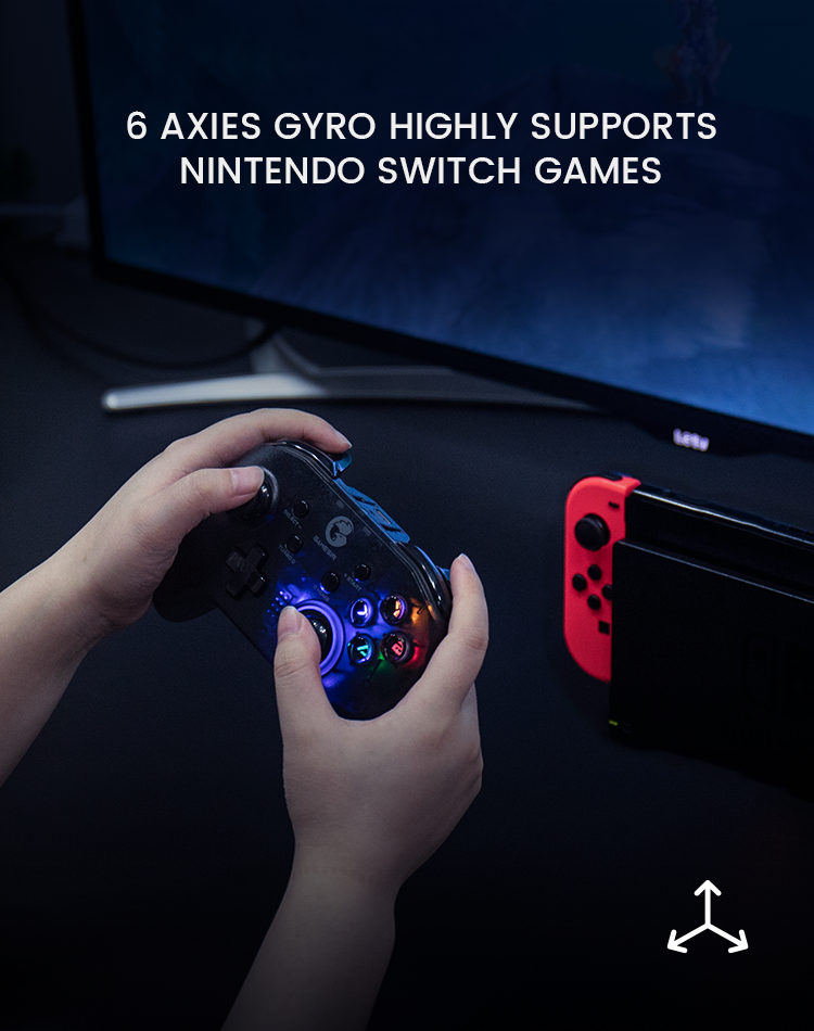 6 axies gyro highly supports Nintendo Switch games