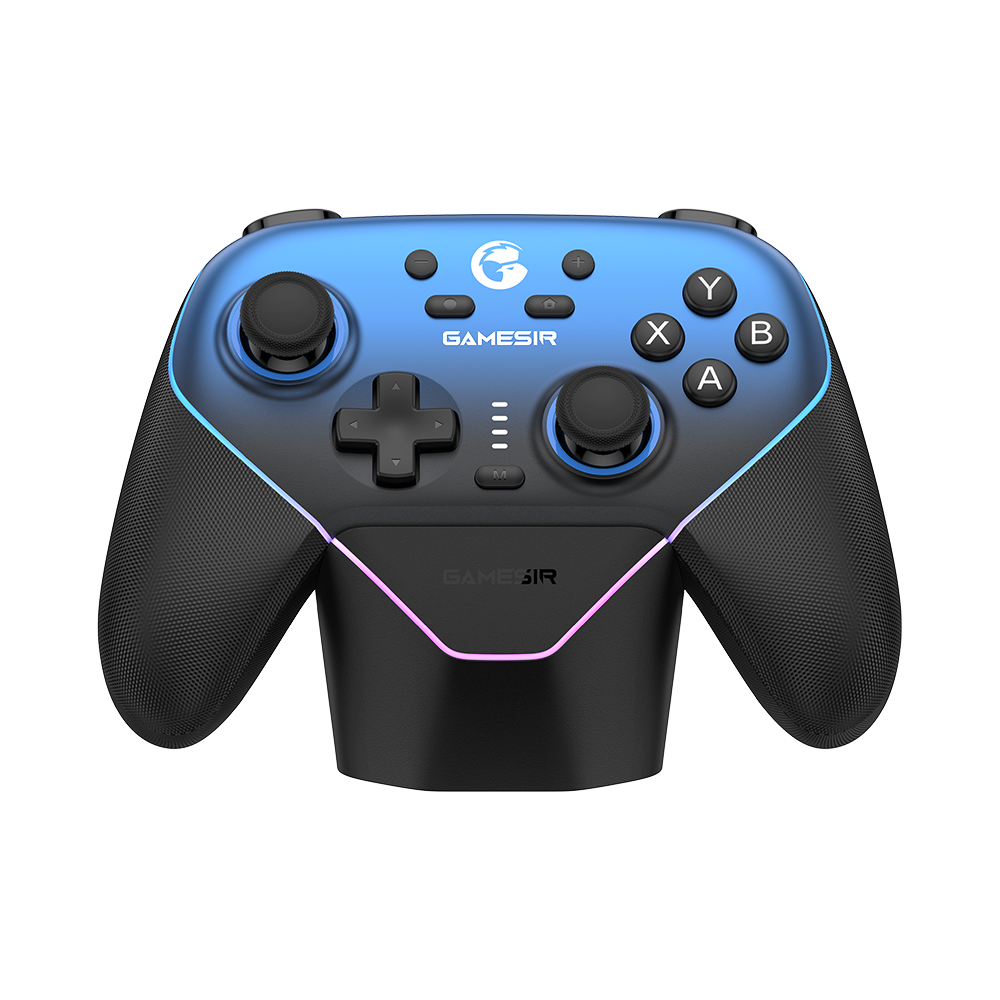 Gamesir Super Nova multiplatform game controller with LED design.