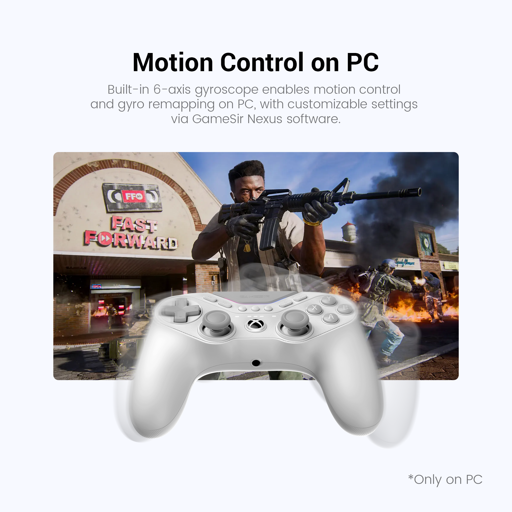 X5 Lite has versatile combo key function