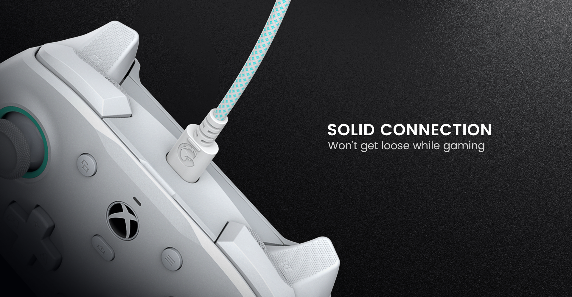 game controller usb cable, solid connection