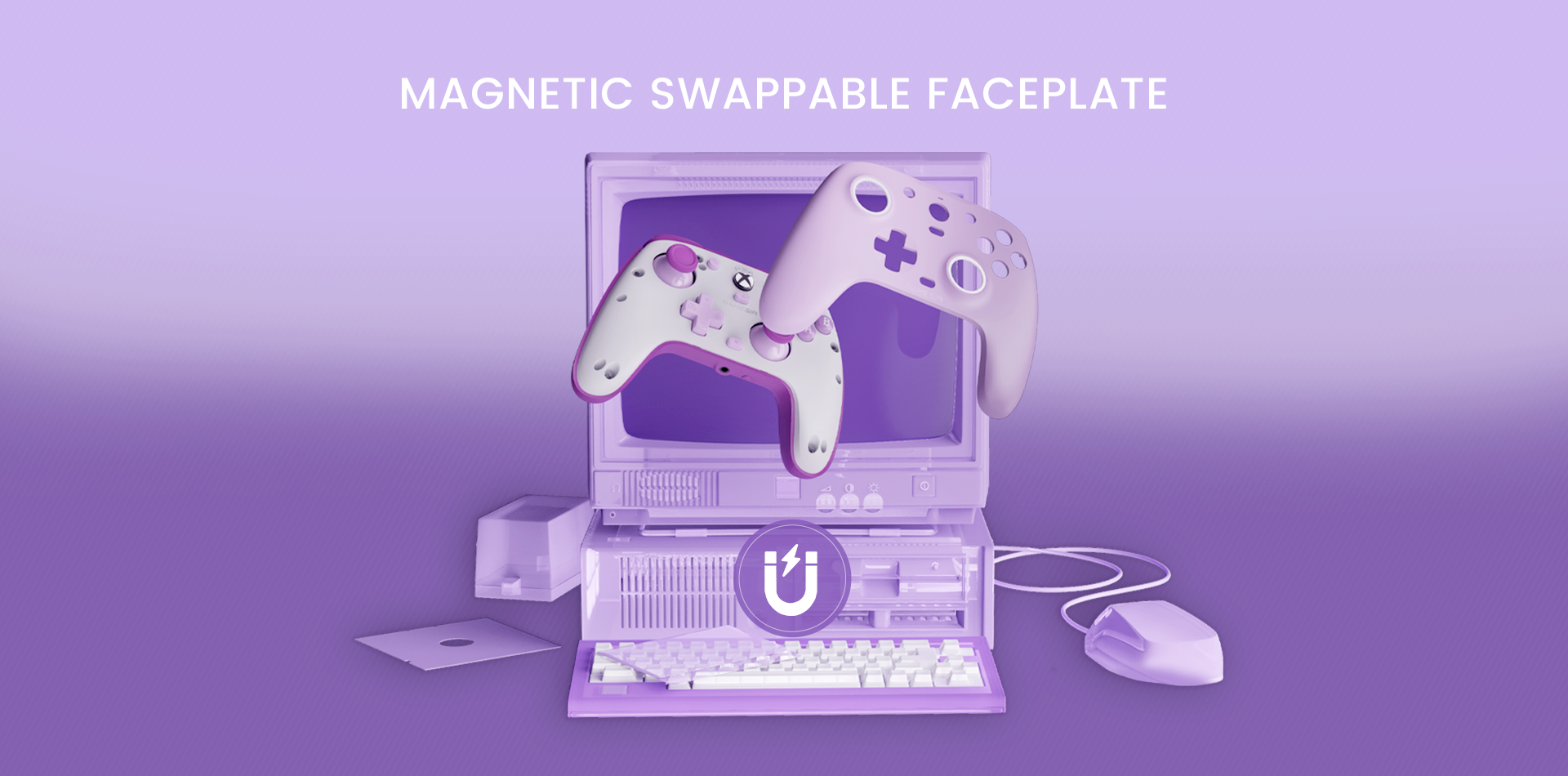 Paint-friendly magnetic faceplate for easy customization