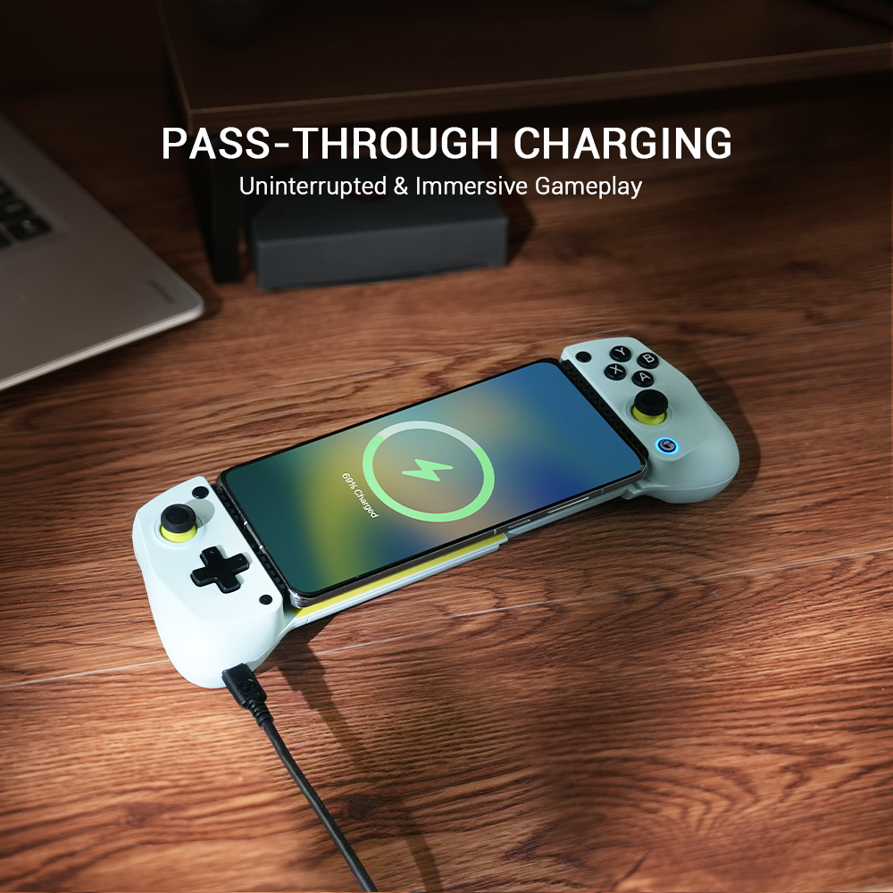 Pass-through charging for uninterrupted gameplay of X5 Lite