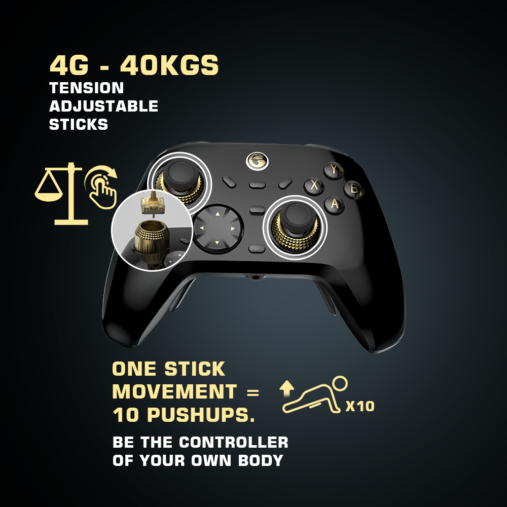 Features togglable trigger mode, Hall Effect analog triggers for racing games, Micro Switch triggers and Hall Effect hair triggers for FPS or action games