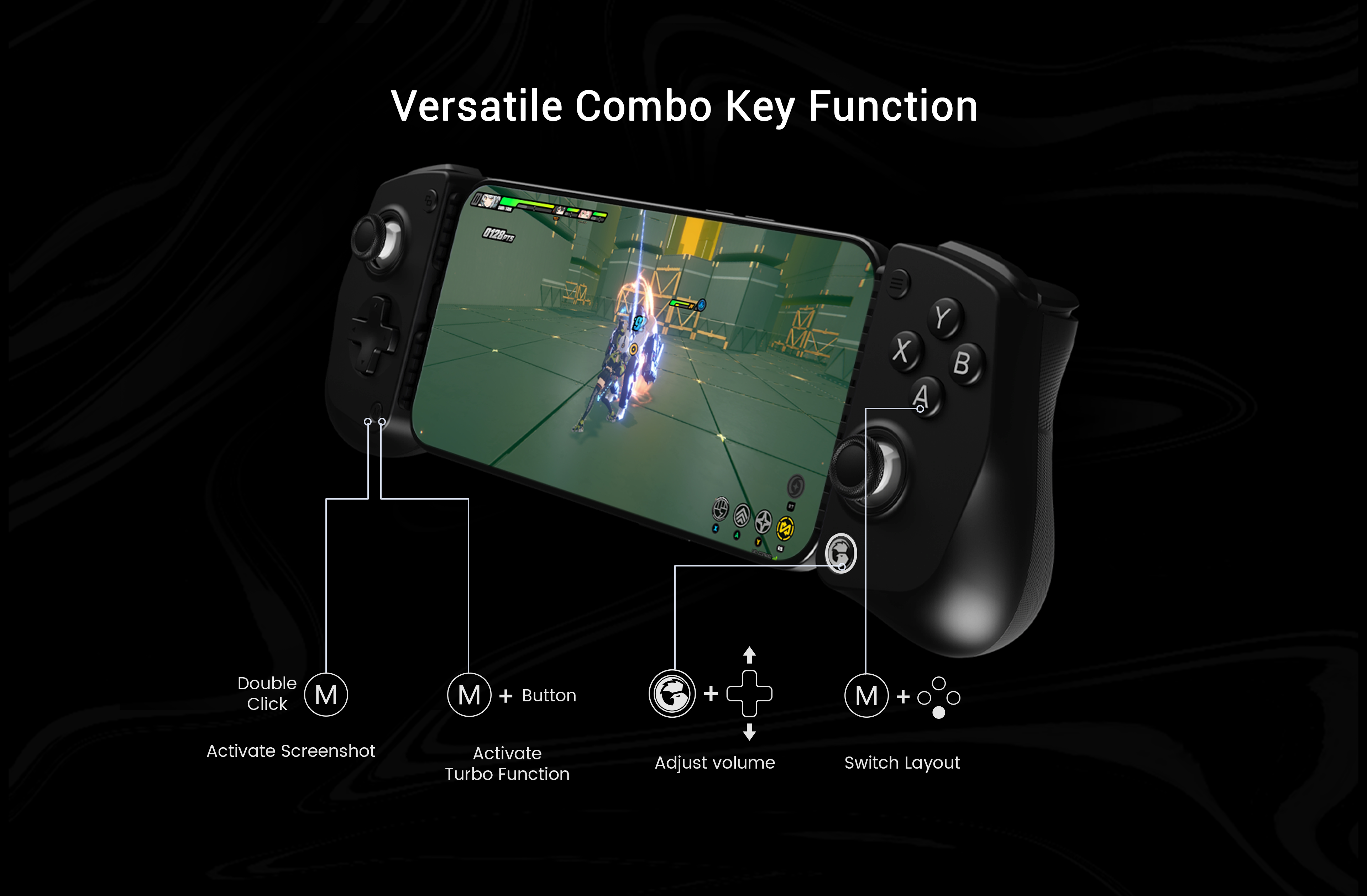 X5 Lite has versatile combo key function