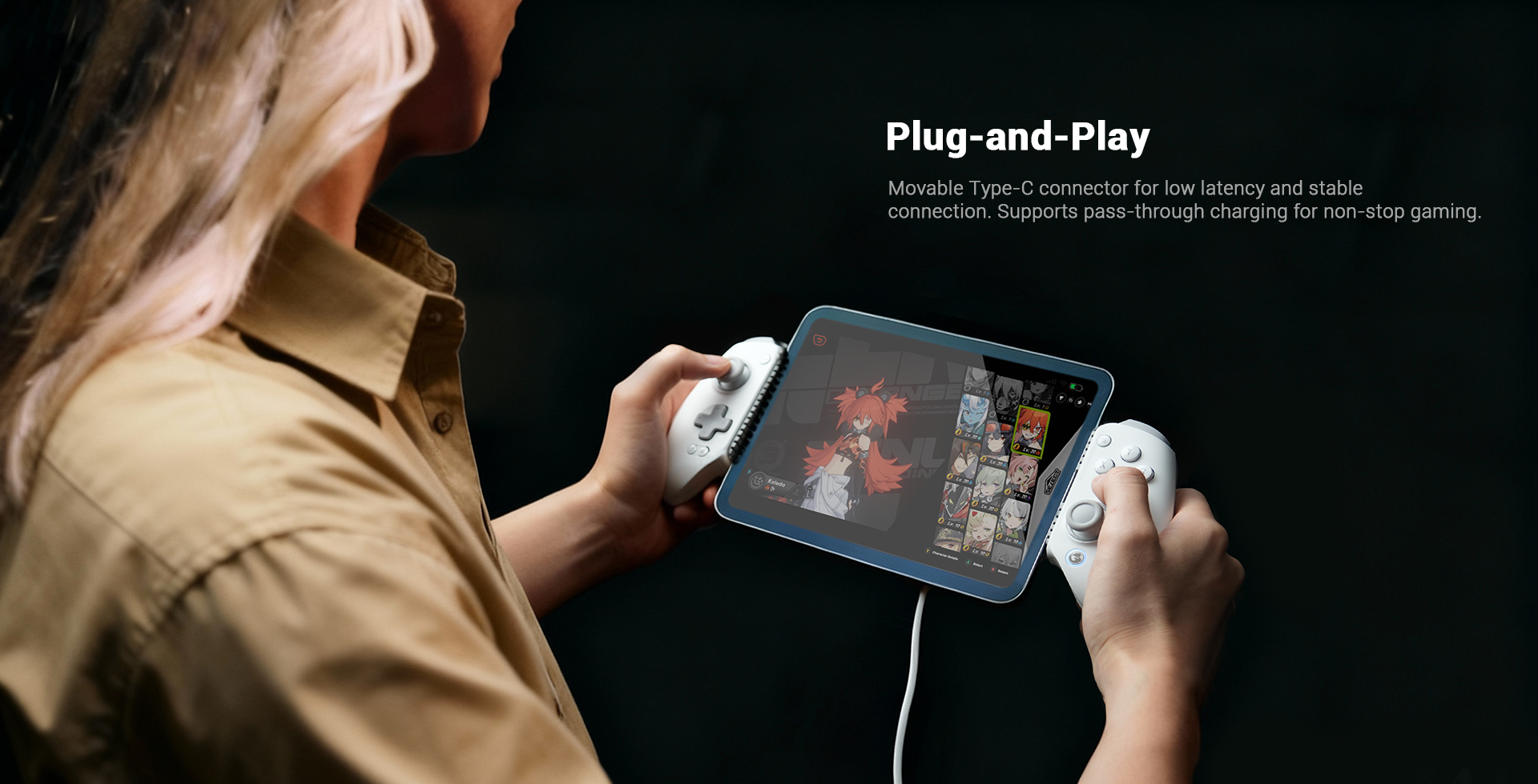 Free customization with customizable ABXY layout and stick caps