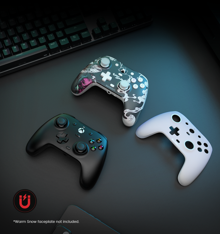 Paint-friendly magnetic faceplate for easy customization