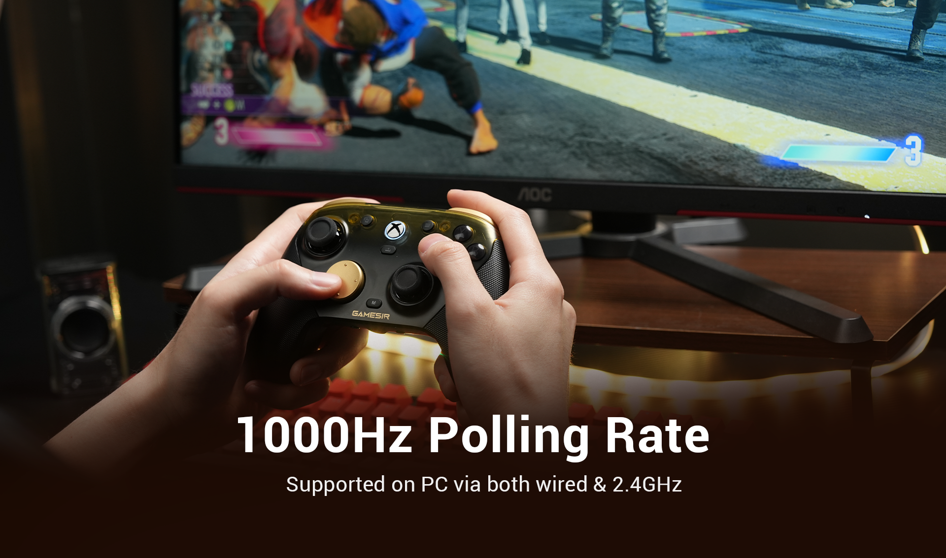 Customize settings via GameSir App on X5 Lite (*only available on Android devices)