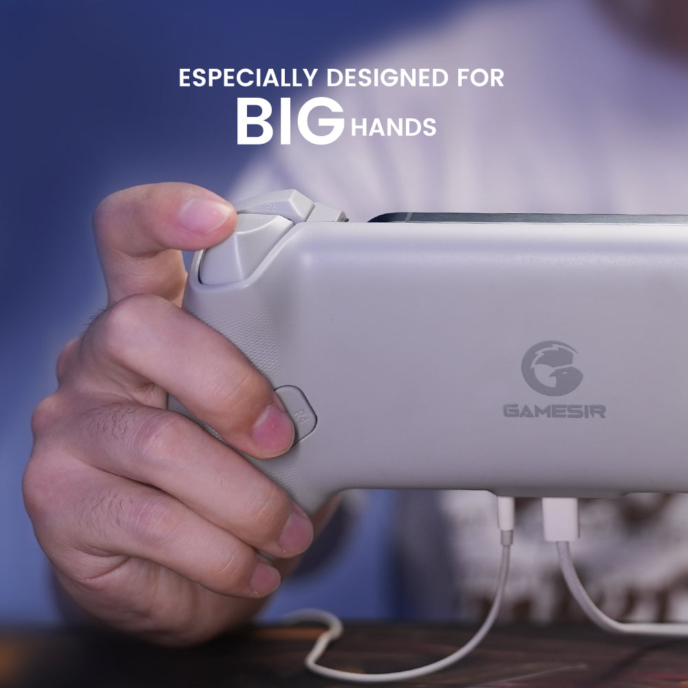 Especially designed for big hands, bringing extra comfort