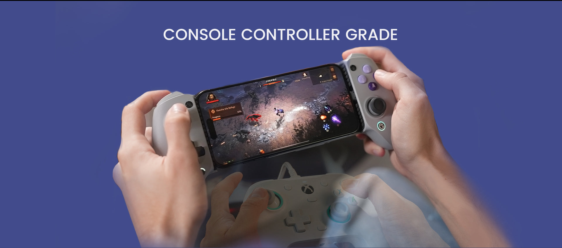 Console controller grade sicks and buttons for exceptional comfort