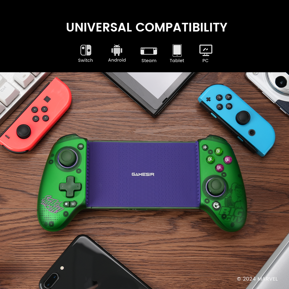 Designed for universal compatibility for Switch, iOS, Android, tablets, and PC