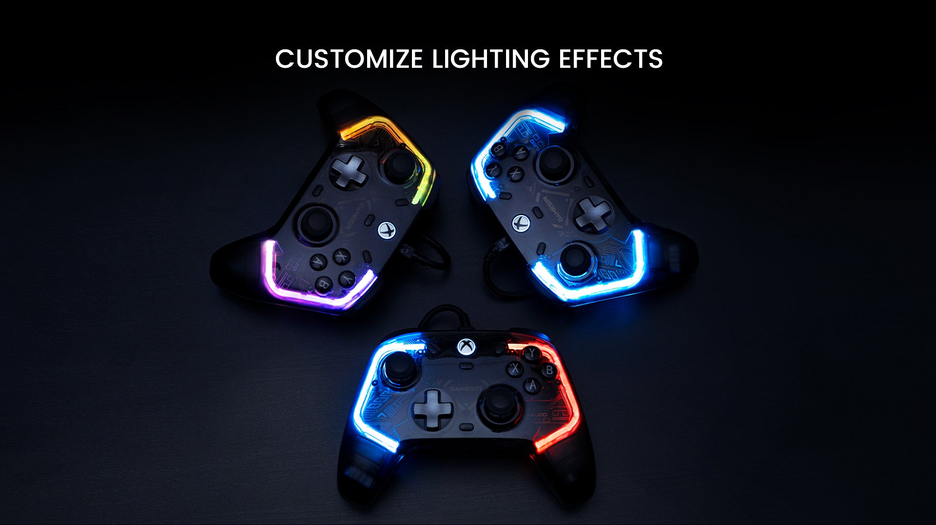 Illuminates your gaming setup with customizable RGB lighting effects