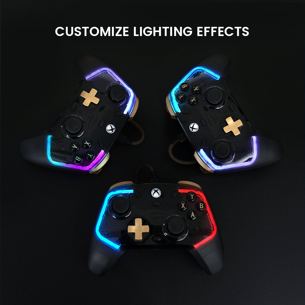 Illuminates your gaming setup with customizable RGB lighting effects