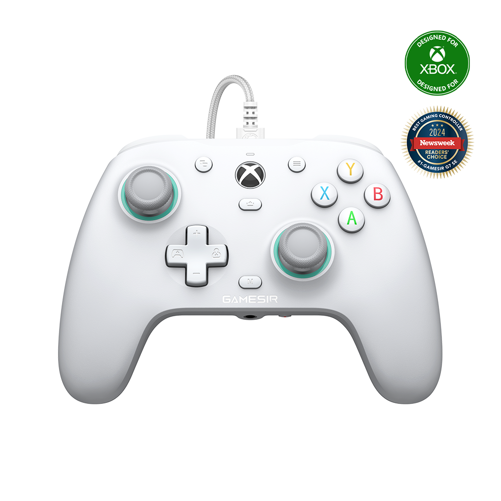 GameSir G7 SE Xbox Wired Controller with magnetic faceplate and Hall Effect sticks.