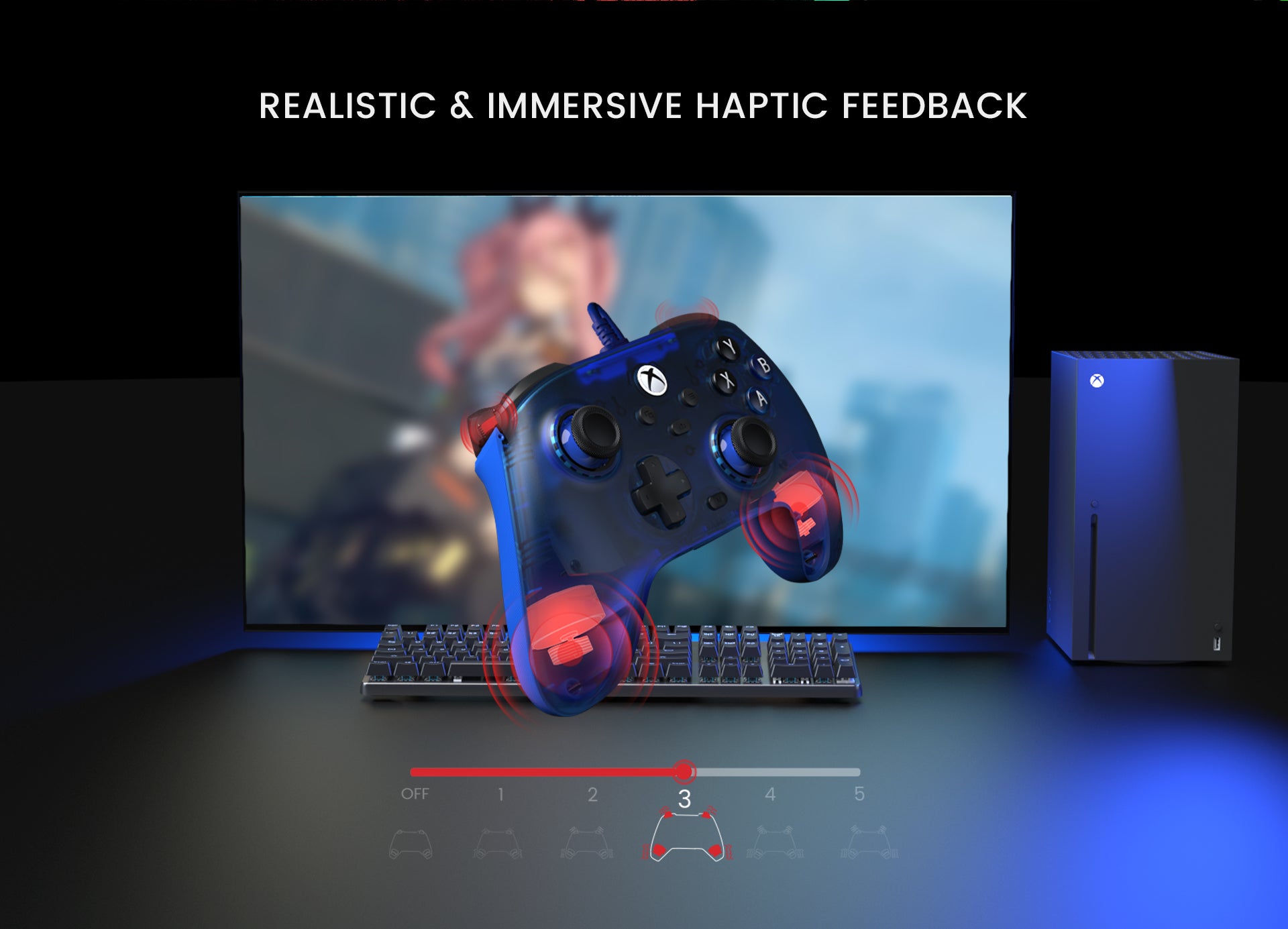 realistic and immersive haptic feedback