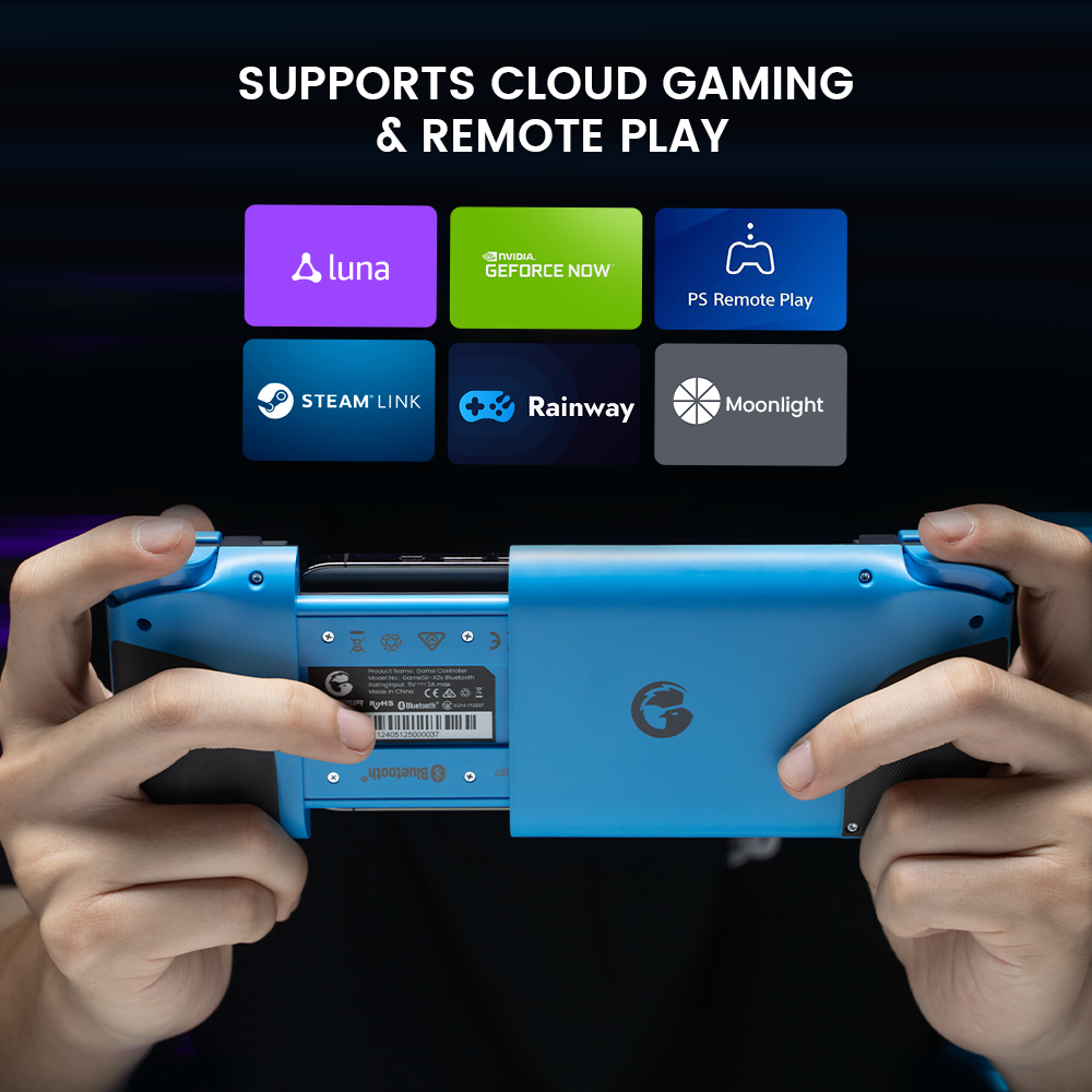 Supports cloud gaming and remote play