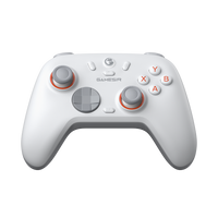 GameSir Nova 2 Lite wireless game controller with white design and orange accents.