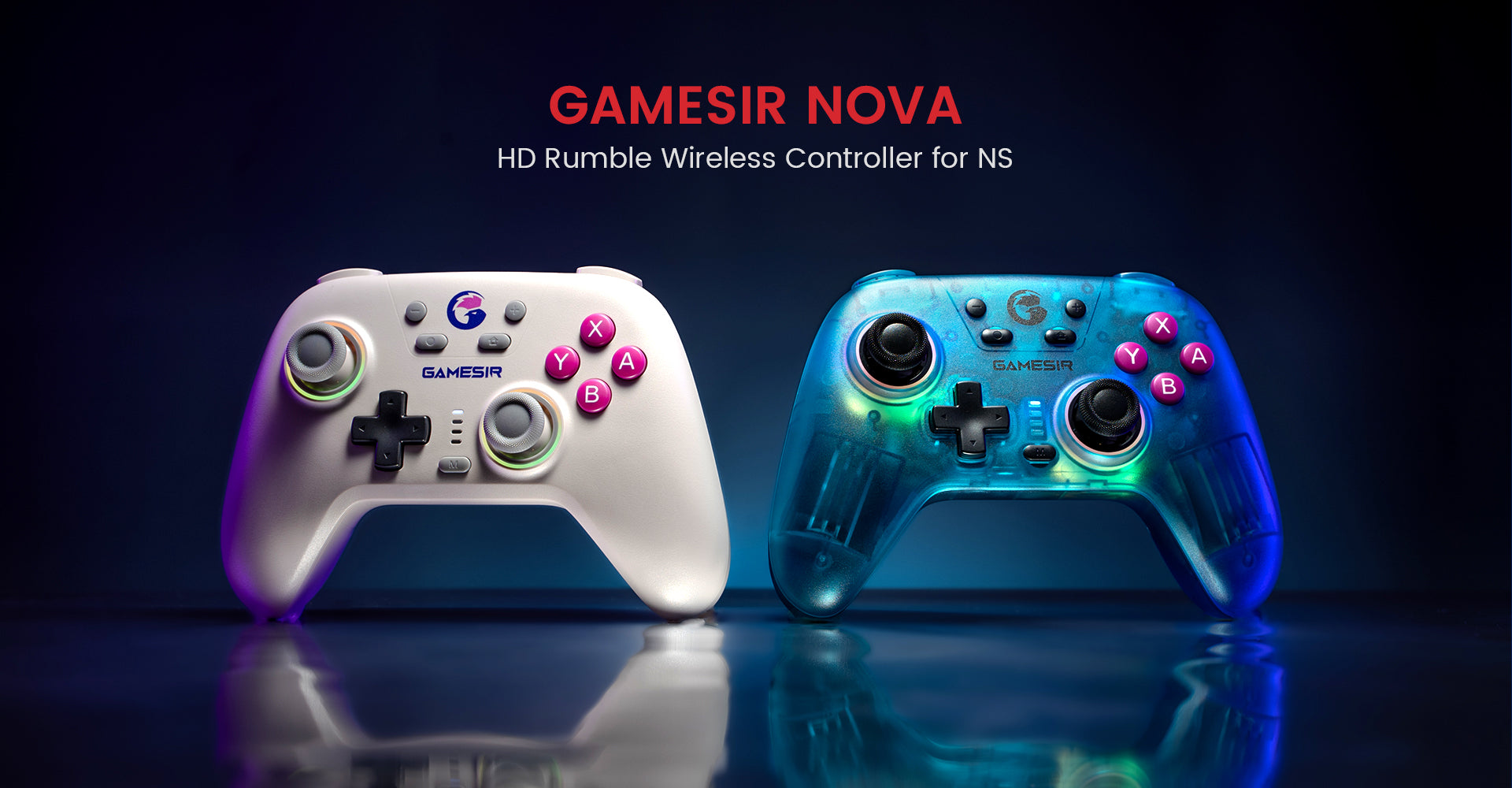 GameSir nova HD rumble wireless controller for Nintendo Switch