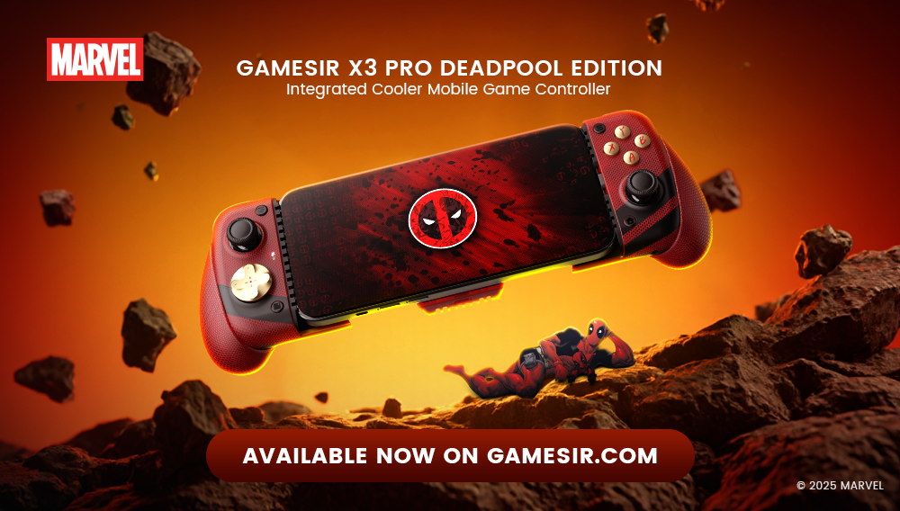 GameSir X3 Pro Deadpool Edition - Cool by Design, Powerful in Play