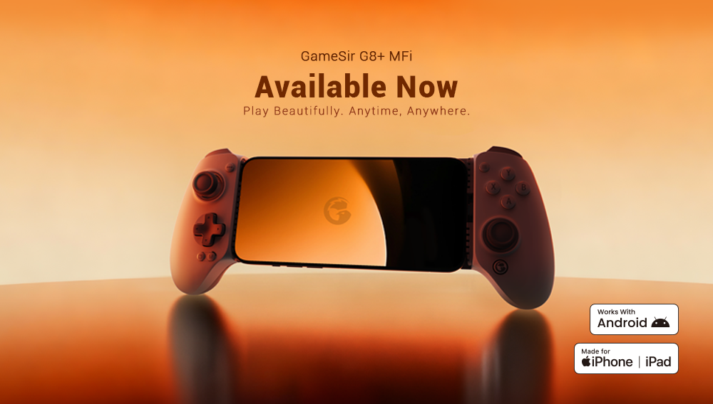 GameSir G8+ MFi Type-C Wired Controller for iPhone, iPad, and Android | Play Beautifully. Anytime, Anywhere.