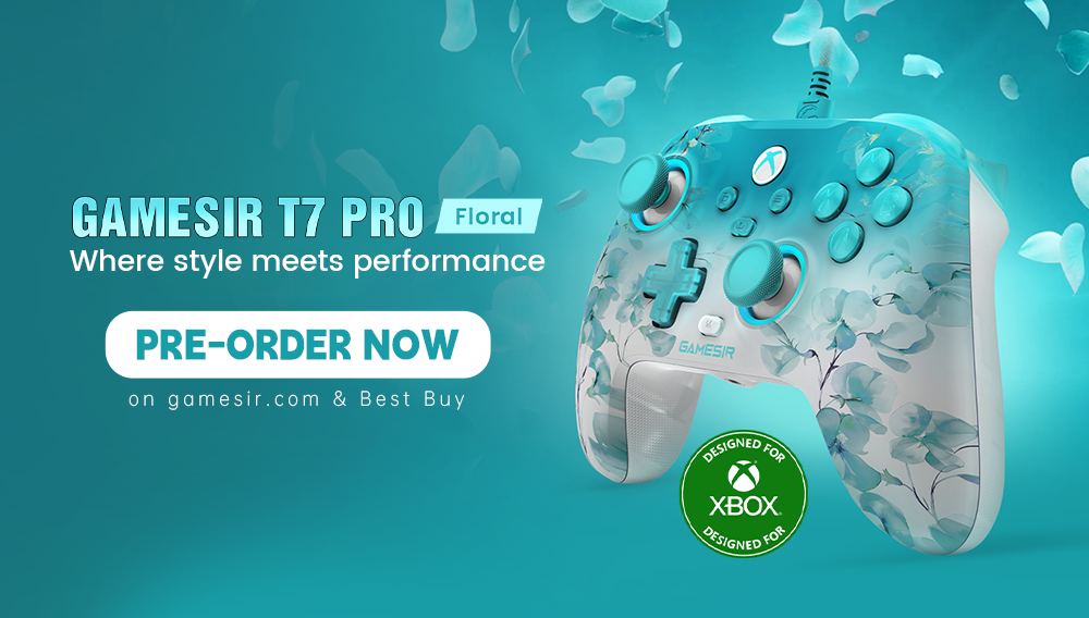 GameSir T7 Pro Floral - Where Style Meets Performance