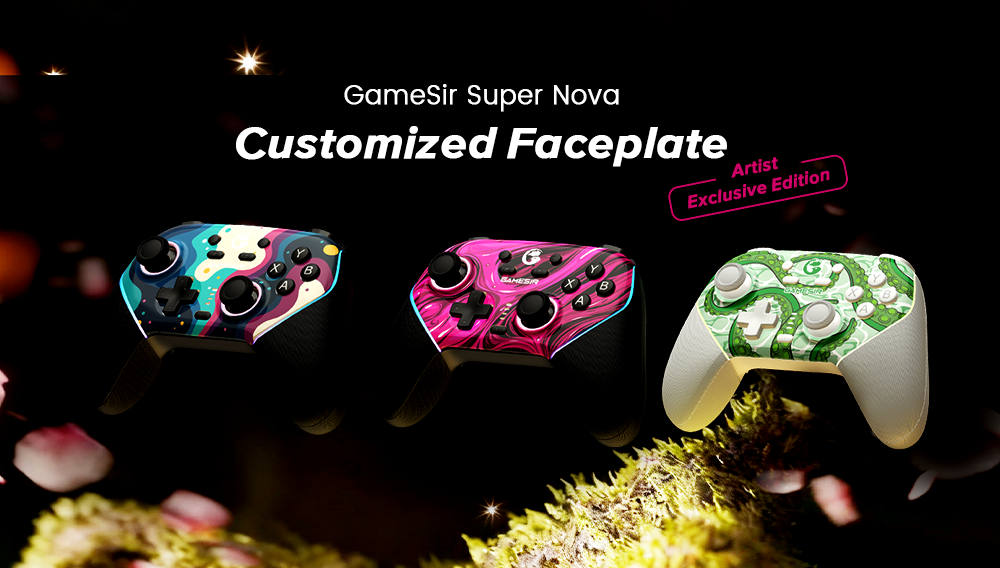 GameSir Super Nova Customized Faceplate Artist-Designed Edition