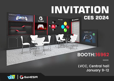 Welcome to the GameSir Booth at CES 2024