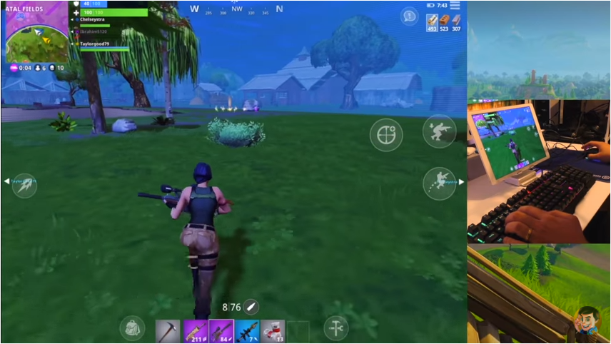 How To Use A Controller In Fortnite Mobile - Fortnite IOS Android Controller (No Hack/Cheat)