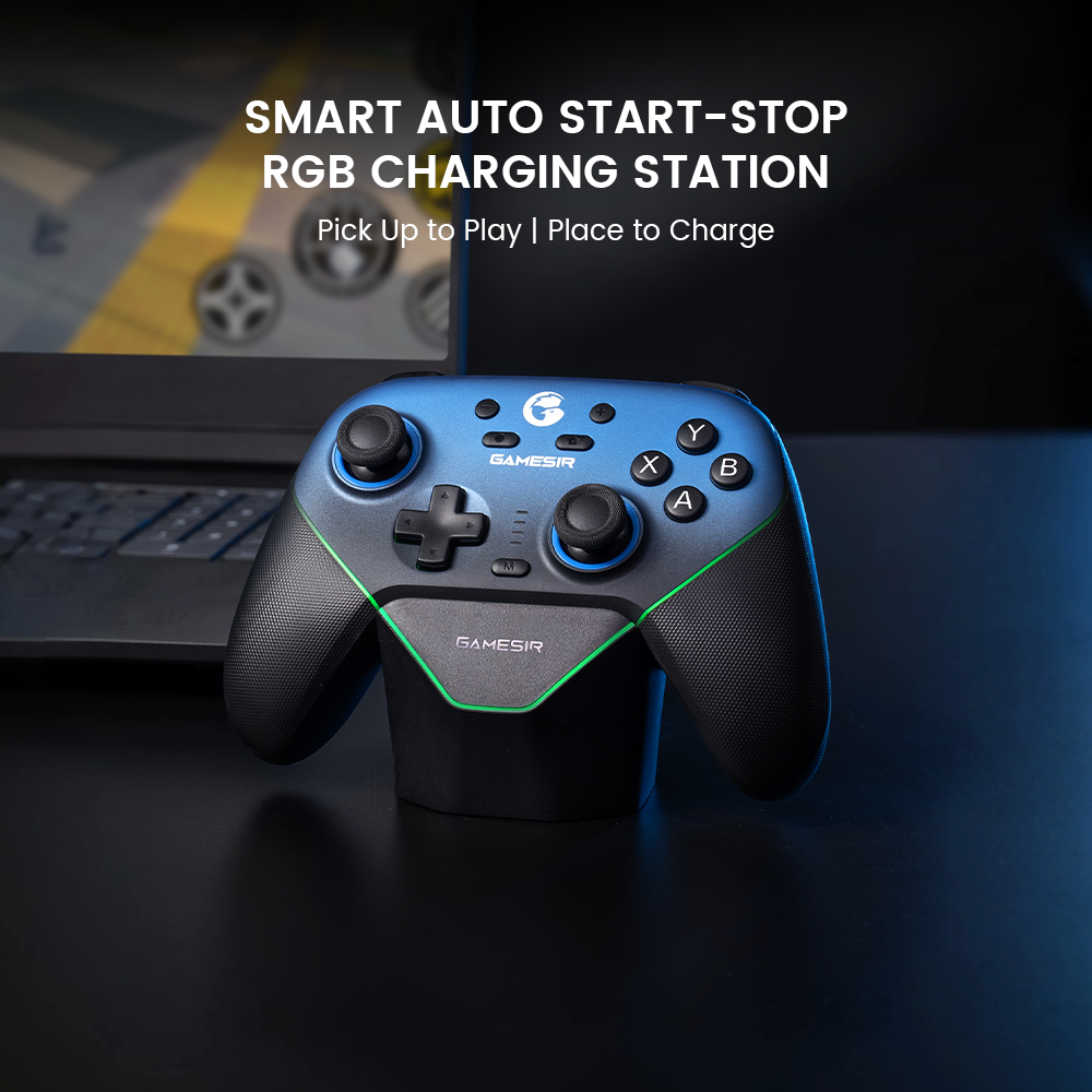 smart auto start-stop rgb charging station