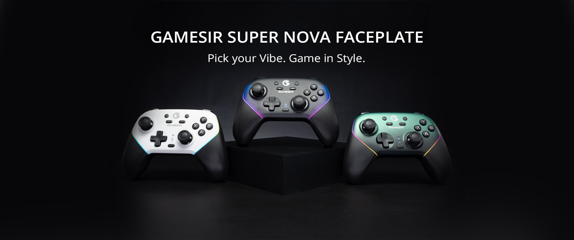 GameSir Super Nova multicolor faceplates