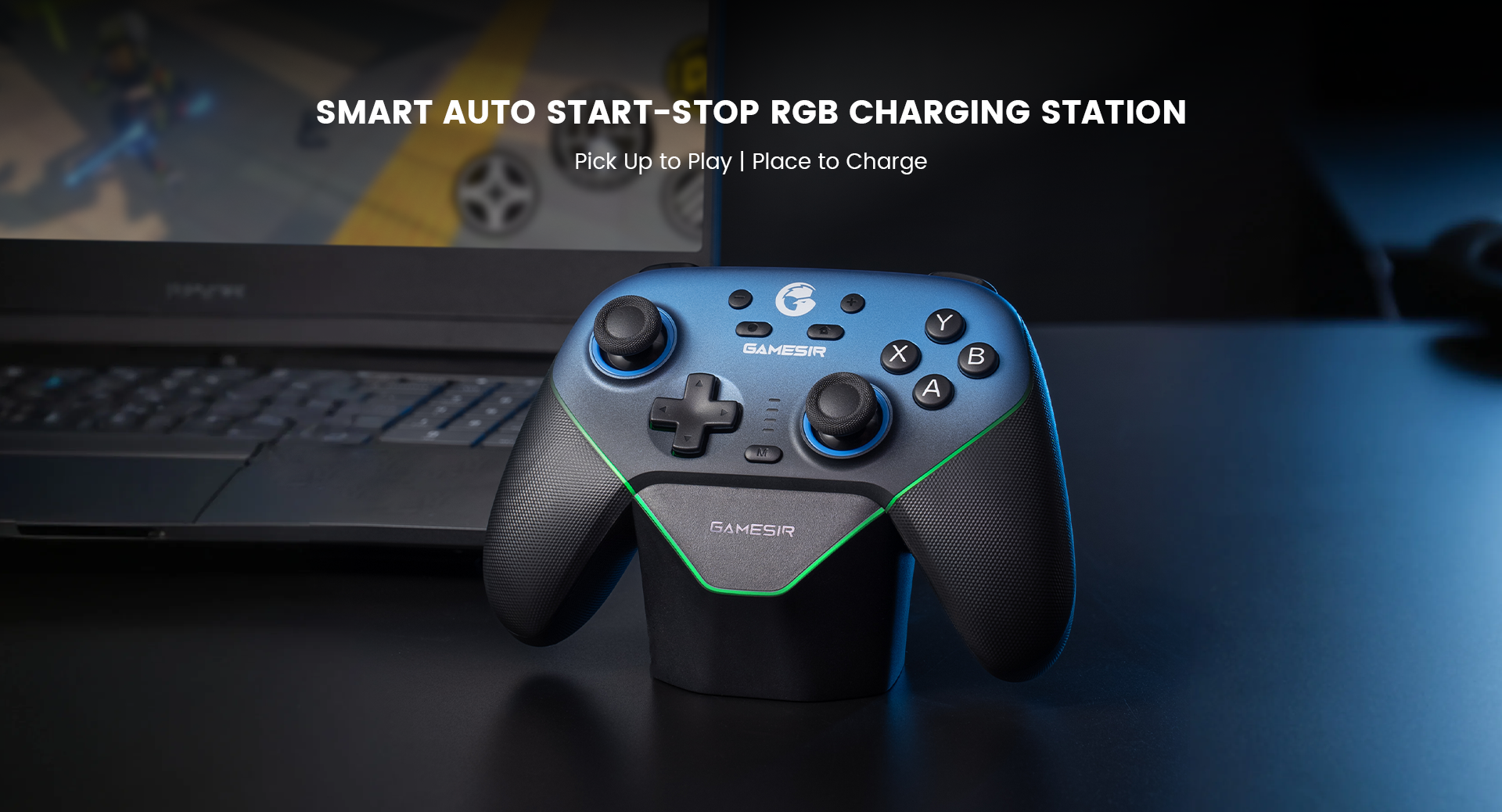 smart auto start-stop rgb charging station